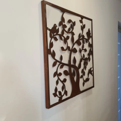 Friso oxido arbol 84x84cm en internet