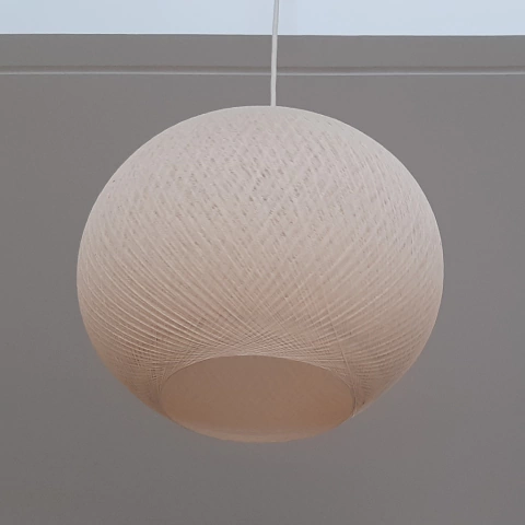 Lampara de hilo yute natural chica 30cm