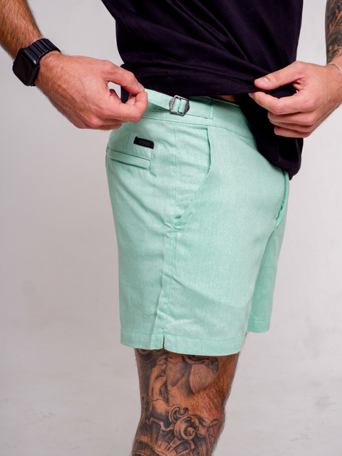 Bermuda Linho Verano Verde Limão