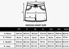 Short Surf Parma Amarelo - Uomini