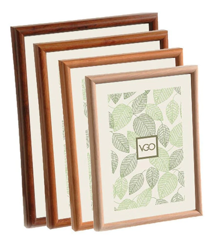 Portarretratos Plástico Símil Madera 30x40 Vgo bda3040/md