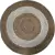 Alfombre Circular De Yute 100cm - comprar online