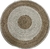 Alfombre Circular De Yute 100cm