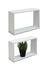 Set de dos repisas colgantes - comprar online
