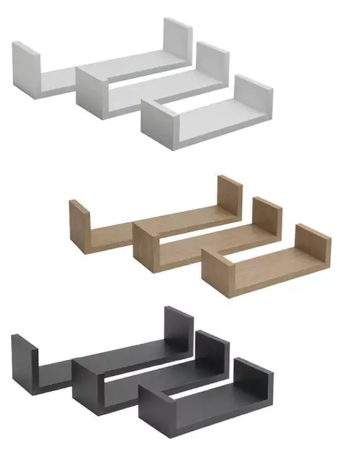 Set x3 repisas colgantes