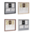Portarretratos Cuadro Con 6 Broches Deco 42x42cm wdc10646 - comprar online