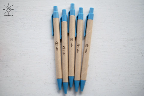 Lapicera biodegradable con GRABADO LÁSER (PERSONALIZABLE)