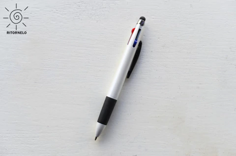 Lapicera de 3 colores con puntero touch