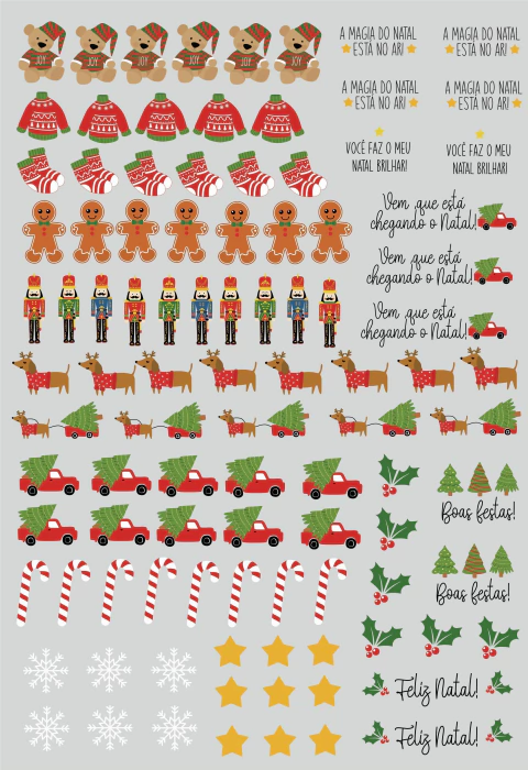 Arquivo Digital DTF UV Natal 2024