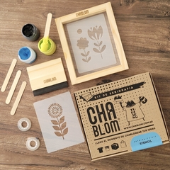 Kit stencil flores ¡Elegí los colores de tinta!