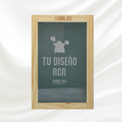 CHABLOM 23x33 cm con tu diseño 15x25