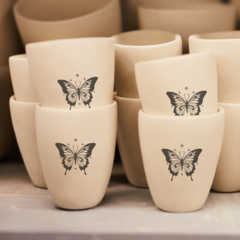ESTAMPA EN CERAMICA MARIPOSAS . Ideal para transferencia con papel de seda. - comprar online