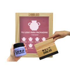 KIT PARA TRANFERIR TU FIRMA EN CERAMICA Y ESTAMPAR TU PACKAGING O DELANTALES. - comprar online
