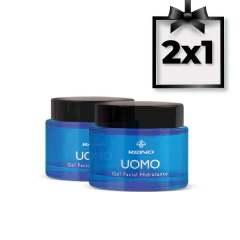 2x1 Gel facial hidratante UOMO