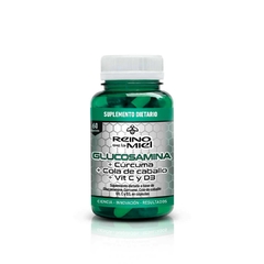 Glucosamina + Cúrcuma + Cola de Caballo + Vitamina C Y D