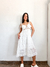 Vestido de Encaje con pechera tejida al crochet. Art: 7100 - comprar online