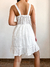 Vestido de Brodery bretel ancho con corte en la cintura. Art: 7106 - TIMOTEA