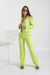Conjunto Sastrero de blazer corto y pantalón con elástico en la cintura trasera y bolsillo. Art: 9647 - tienda online
