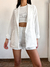 Conjunto Sastrero rayadito de blazer y short. Art: 9665 en internet