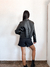 Blazer corto engomado con solapa un botón. Art: 9666 en internet