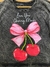 Remera Lavada Moño Cherry Much. Art: 1742 - tienda online