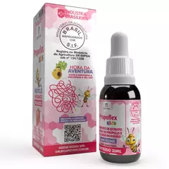 Propoflex Kids Extrato Aquoso Própolis Morango 30ml Apisvida