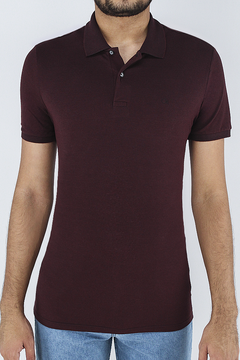 Camisa Polo Slim Original Ogochi- BORDÔ.