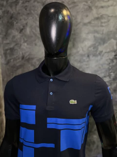 Camisa Gola polo Lacost€ premium-Azul escuro na internet