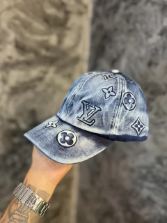 Boné grife premium Lv- Azul - loja online