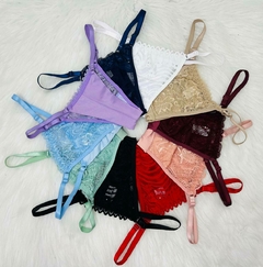 Kit fio de renda com 10 calcinhas