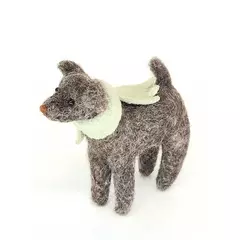 Perrito con bufanda