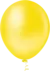 Balão redondo N°16 amarelo c/12 unidades - Pic Pic