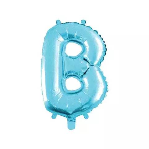 Balão metalizado letra B azul 40cm - Qfesta - comprar online