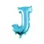 Balão metalizado letra J azul 40cm - Qfesta - comprar online