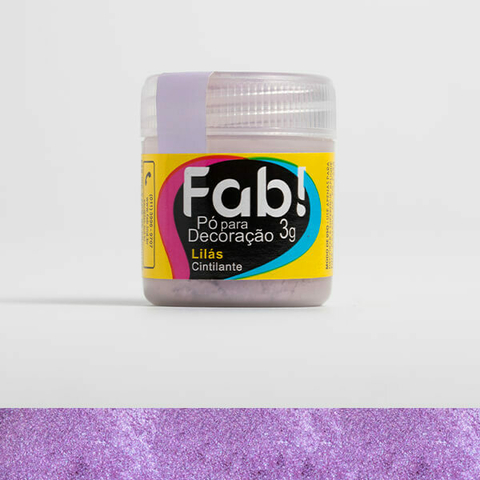 Pó para decoração Lilás 3g - Fab - comprar online
