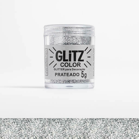 Glitter p/ decoração Prateado 5g - Fab - comprar online