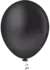Balão redondo N°16 preto c/12 unidades - Pic Pic