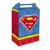 Caixa surpresa 9x5x13cm Super Homem 8 unidades - Festcolor