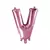 Balão metalizado letra V rosa 40cm - Qfesta - comprar online