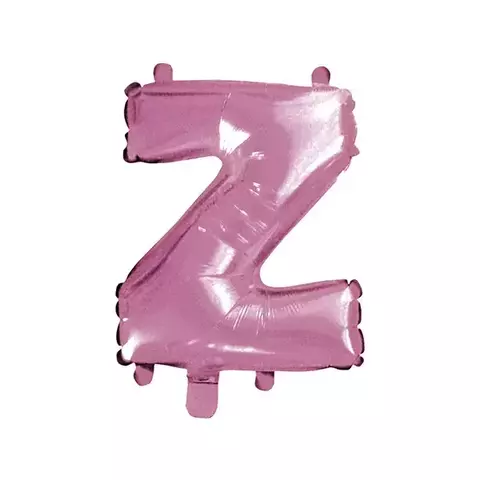Balão metalizado letra Z rosa 40cm - Qfesta - comprar online