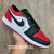 Air Jordan 1 Low - Branco/Preto/Vermelho