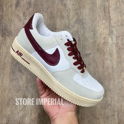 Air Force Branco/Vinho-medalha