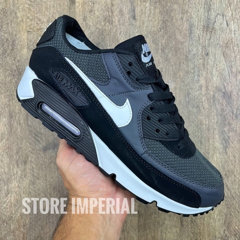 Air Max 90 Cinza/Preto