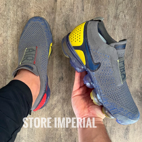 Vapormax Moc Cinza/colorido