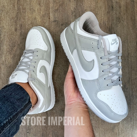 Sb Dunk - Branco/Cinza
