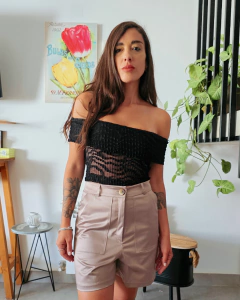 TOP TEJIDO HOMBROS DESCUBIERTOS en internet