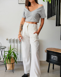 TOP DOBLE GRIS - Go Store