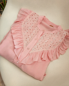 CAMISA BRODERI PINK en internet