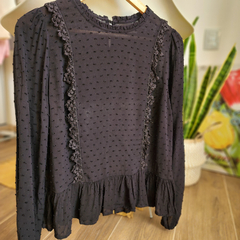 BLUSA PLUMETI BLACK - Go Store