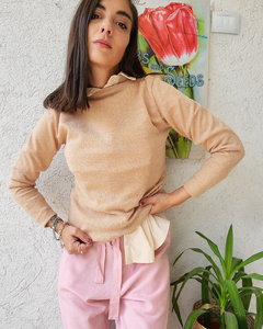 SWETER LIVIANO SHINE CAMEL en internet